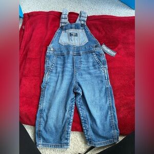 OshKosh B'gosh Striped Blue Overalls for Kids